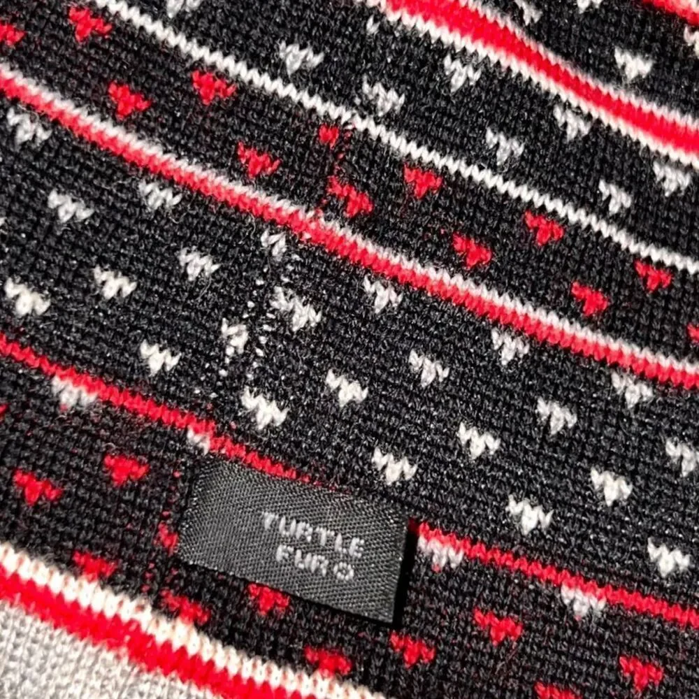 Turtle Furo Knit Fleece Double Lined Winter Pom Pom  Beanie